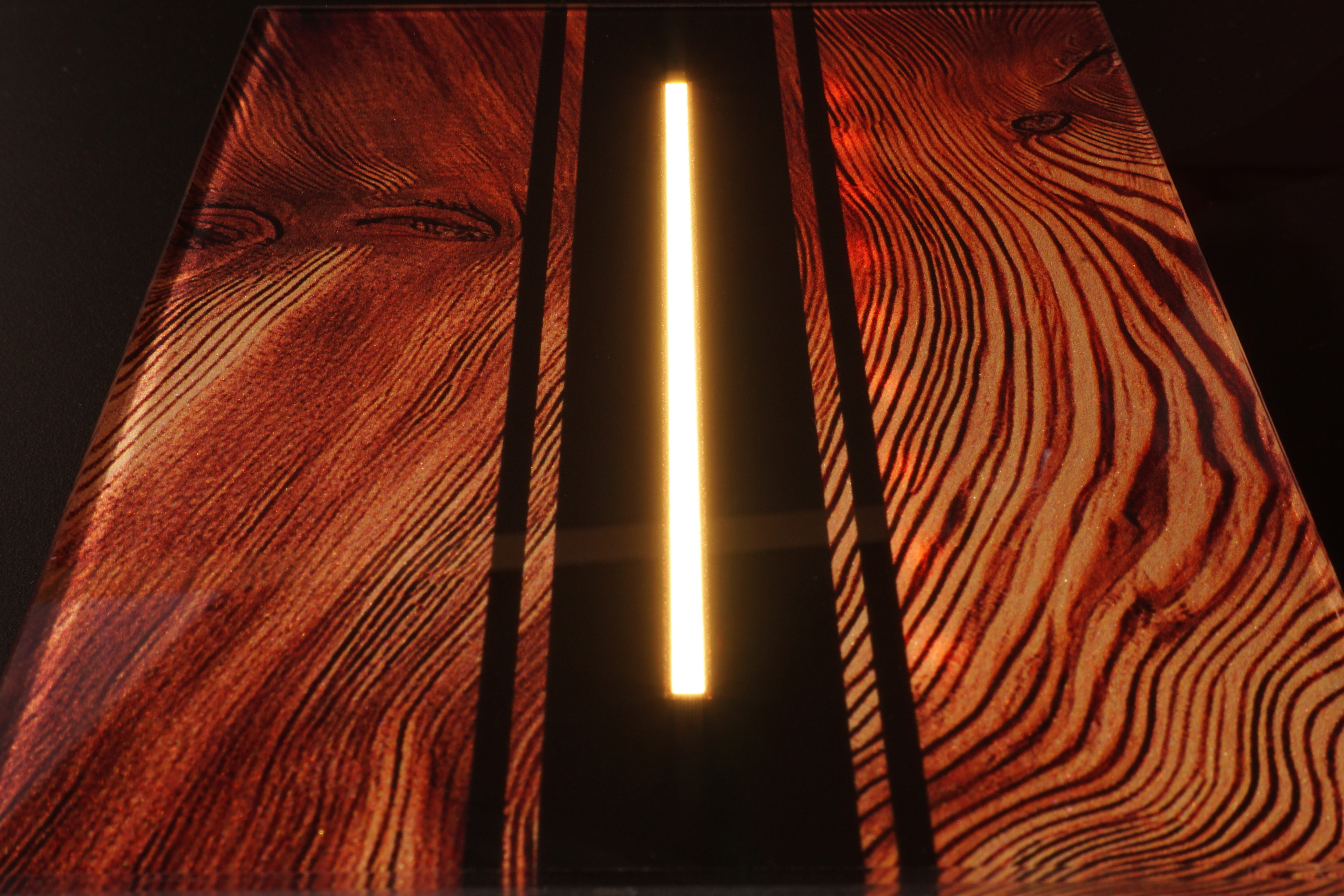 Glass panel prototype with precision sensor integration