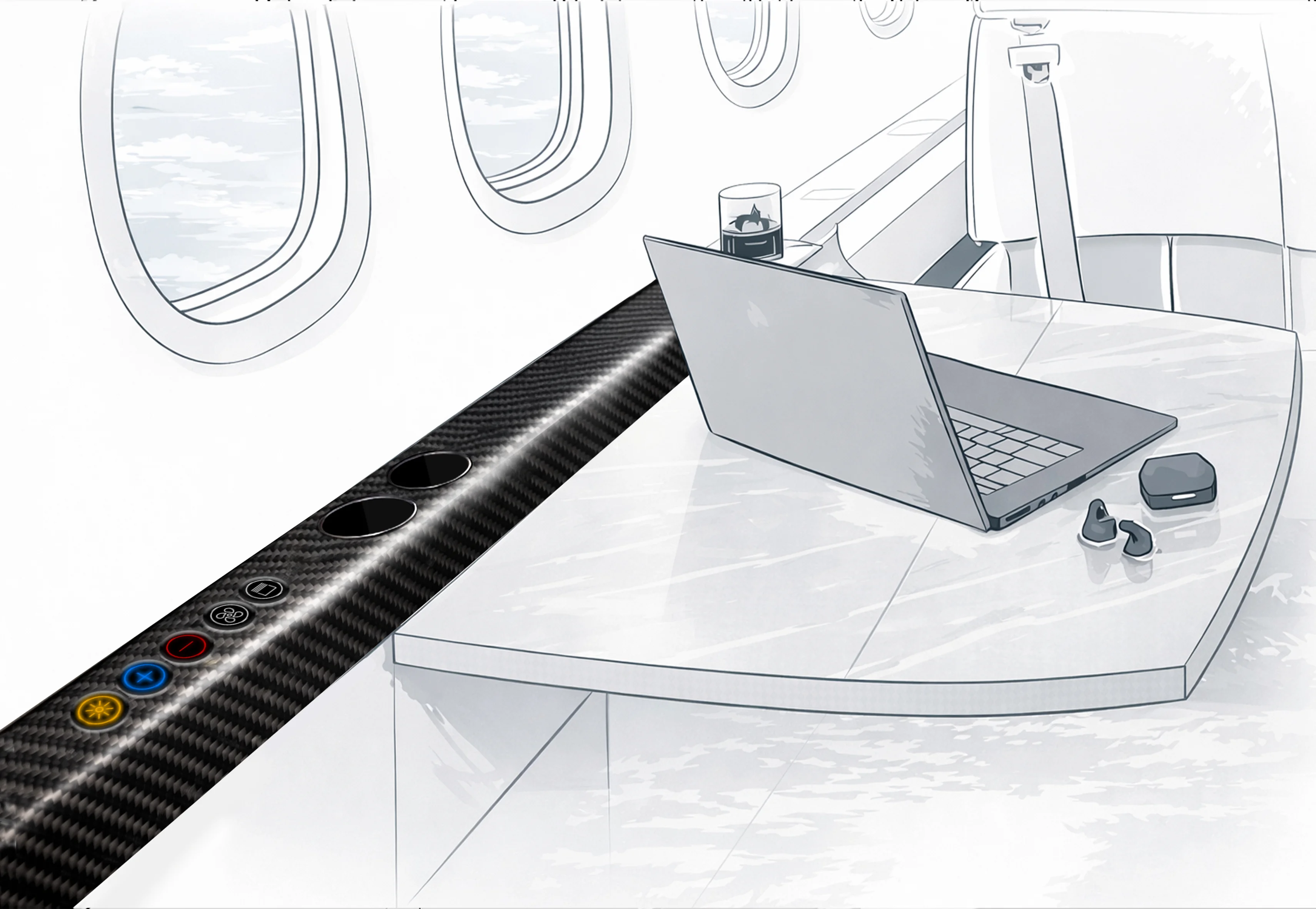 Aerospace smart surface application