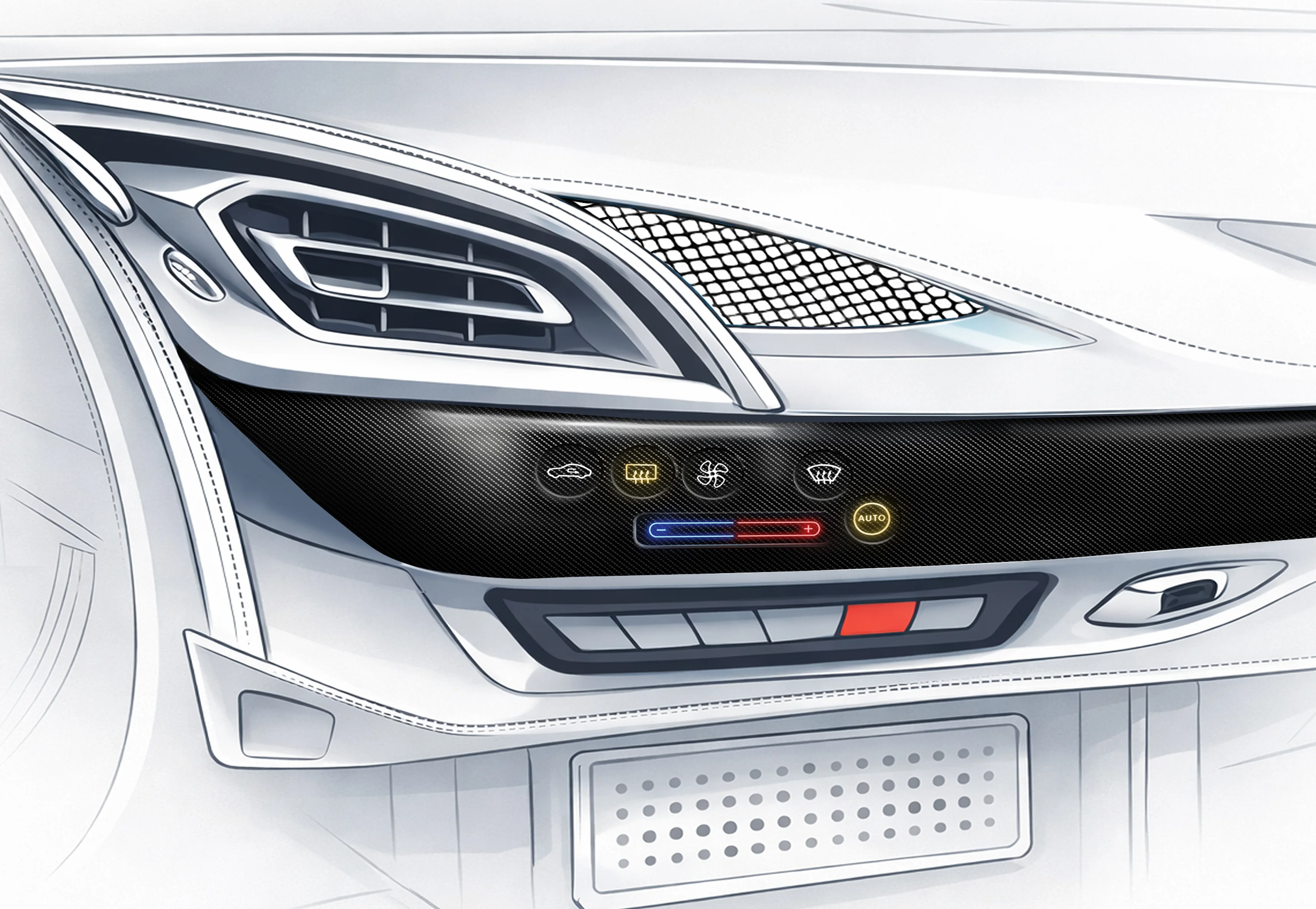 Automotive smart surface application