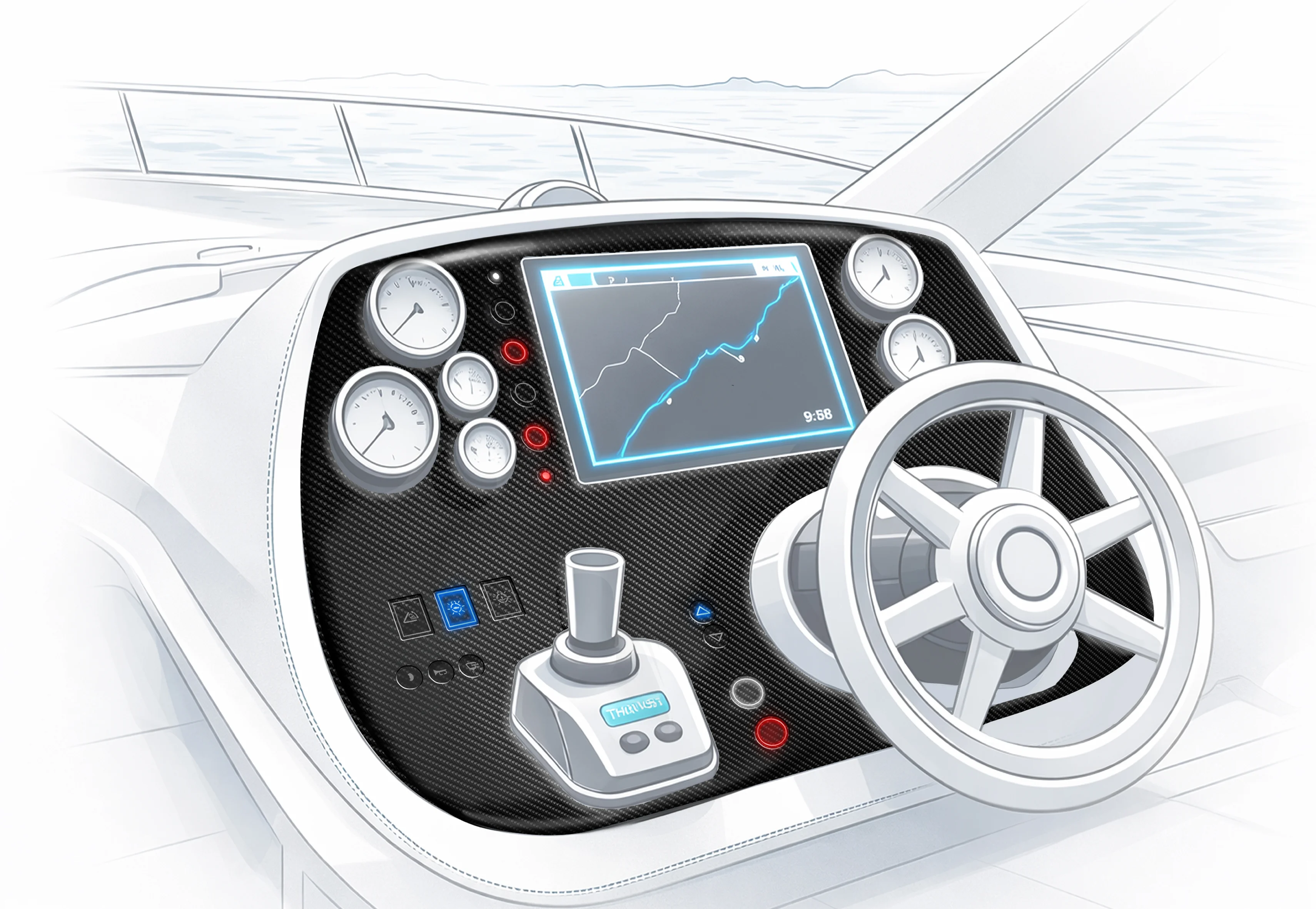 Marine smart surface application