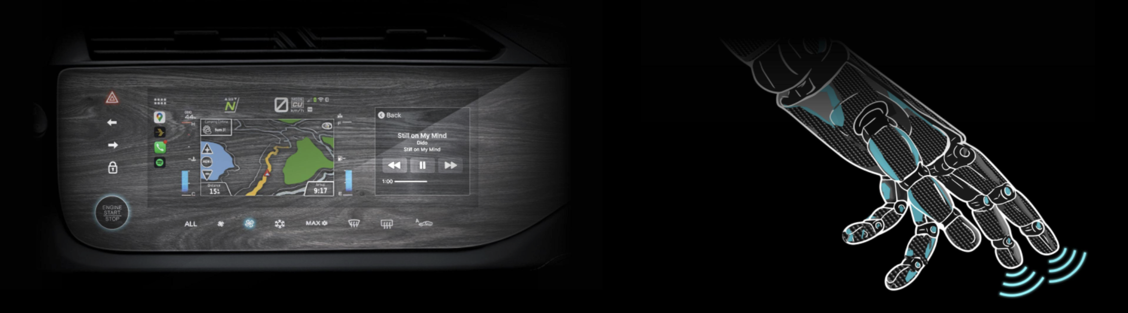 Smart Surface technology concept